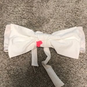 Lolli textured bow swim top